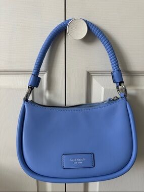 kate spade Small Crescent Shoulder Bag in Periwinkle Blue